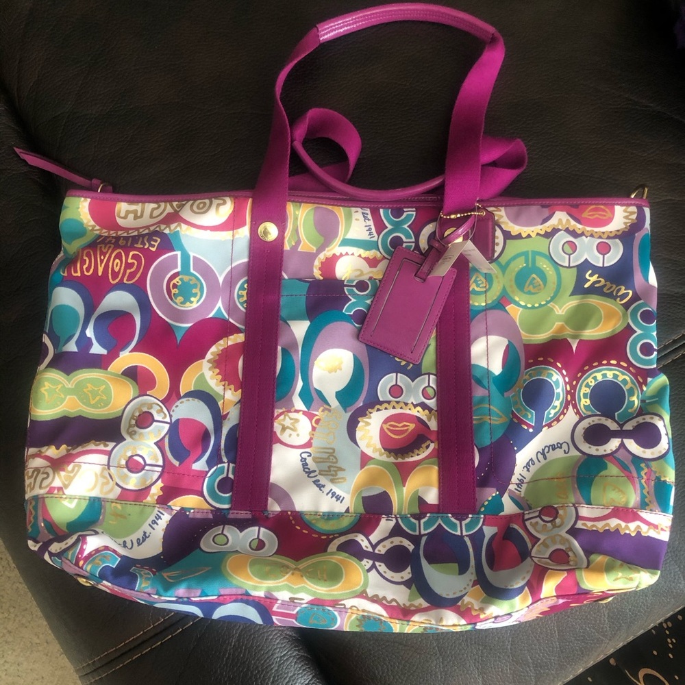Coach S/S print tote